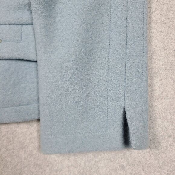 Geiger Pure Wool Jacket Womens 40 Medium Light Baby Blue - Picture 7 of 15